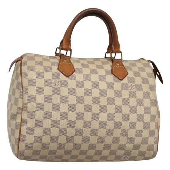 LOUIS VUITTON Damier Azur Speedy 30 Hand Bag - Picture 1 of 15